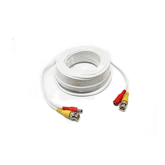 BNC DC video power coaxial cable 15m