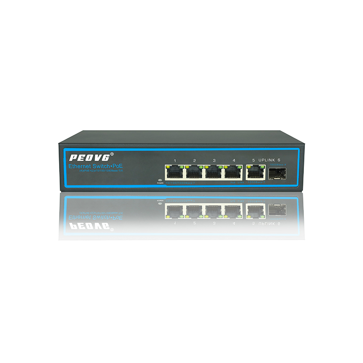 75W 4 ports POE switch 1G 1 Uplink 1 SFP